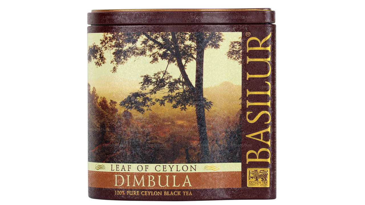 Contenitore «Dimbula» a forma di foglia di basilur di Ceylon, 100 g