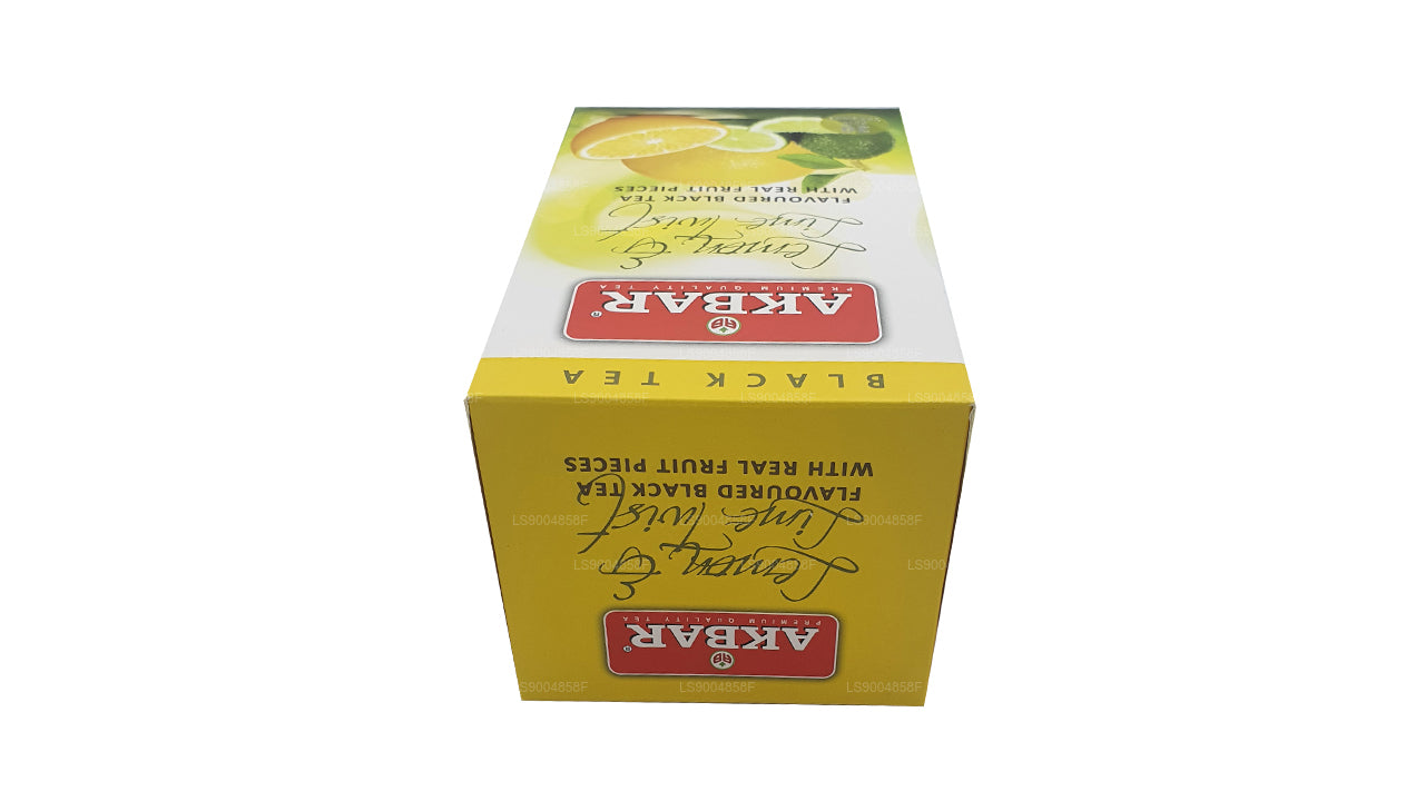 Tè Akbar Lemon and Lime Twist (40 g) 20 bustine di tè