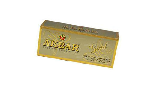 Tè di Ceylon Akbar Gold Premium 100% puro (50 g) 25 bustine di tè