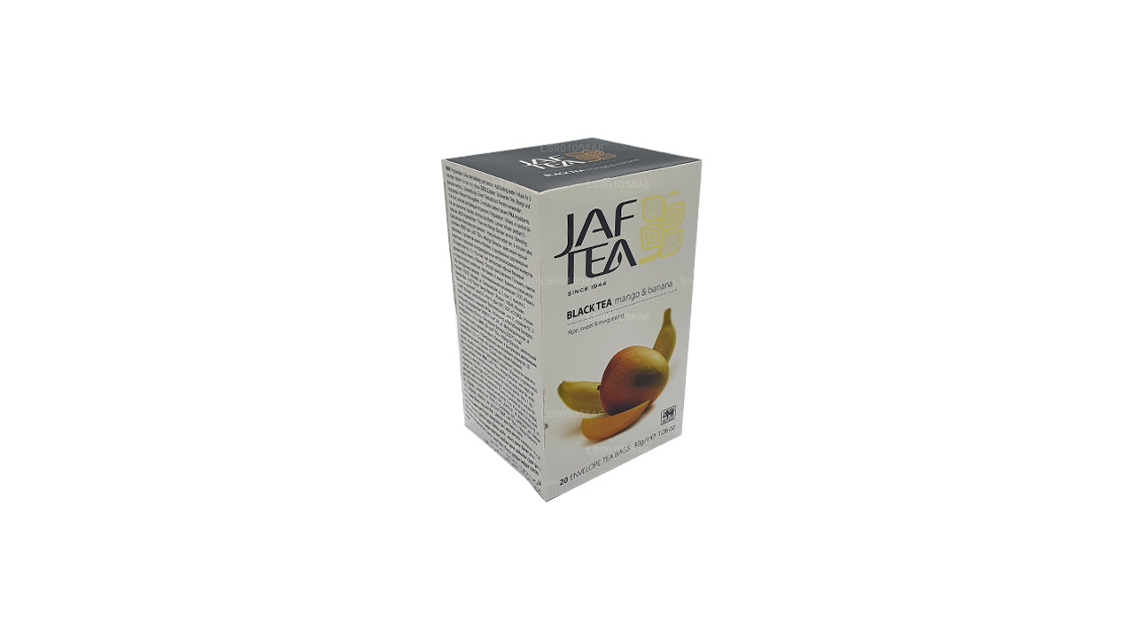 Jaf Tea Pure Fruits Collection Tè nero mango banana (30 g) 20 bustine di tè