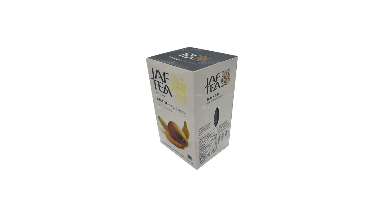 Jaf Tea Pure Fruits Collection Tè nero mango banana (30 g) 20 bustine di tè