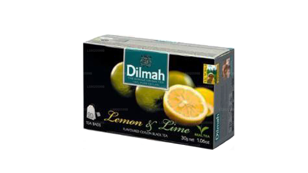 Tè aromatizzato al limone Dilmah (30 g) 20 bustine di tè