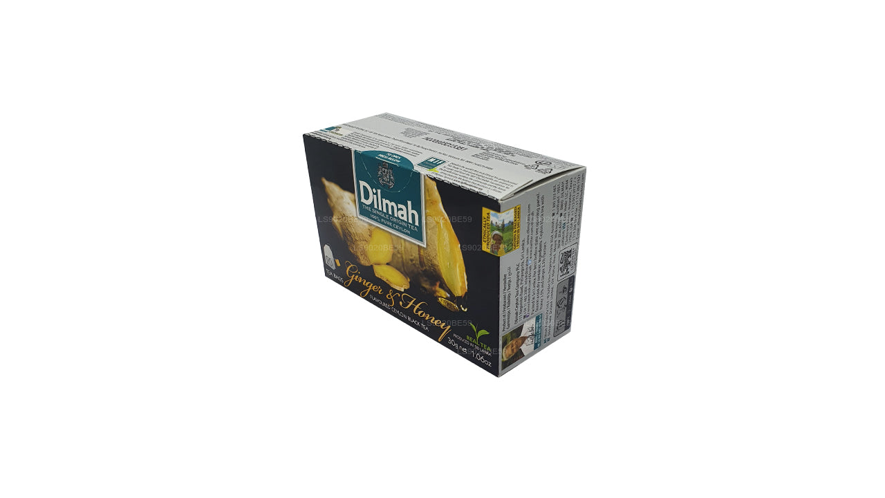 Tè aromatizzato allo zenzero e miele Dilmah (30 g) 20 bustine di tè