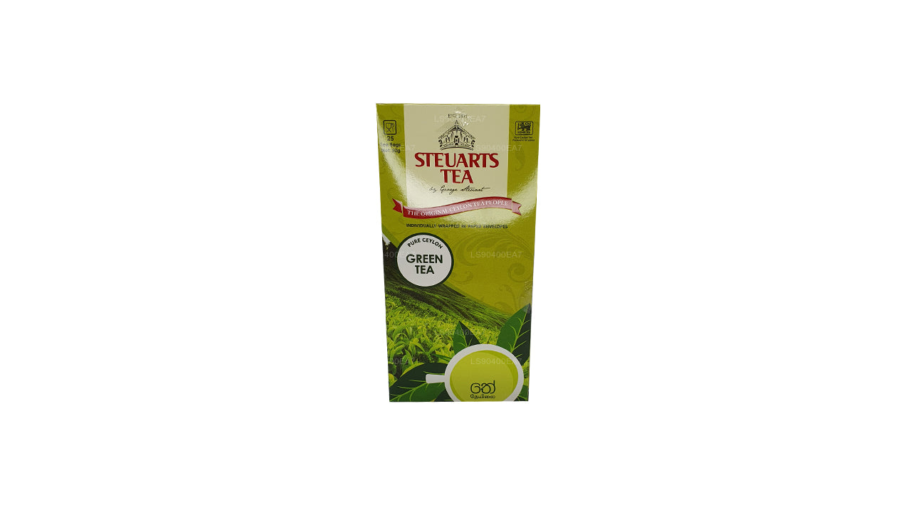 Tè verde puro George Steuart (50 g) 25 bustine di tè