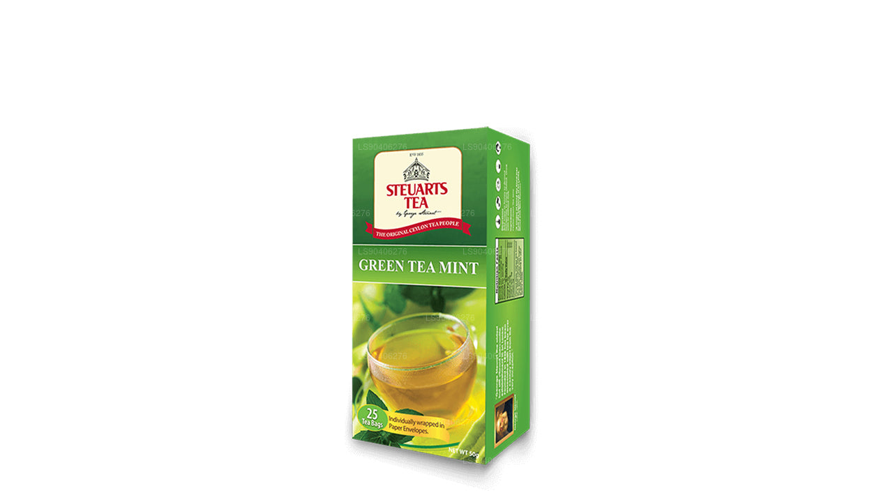 Tè verde alla menta George Steuart (50 g) 25 bustine di tè
