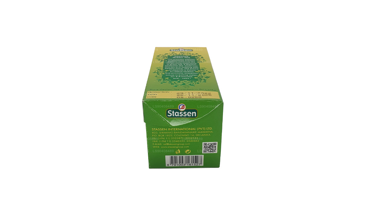 Tè verde Stassen Jasmine (37,5 g) 25 bustine di tè