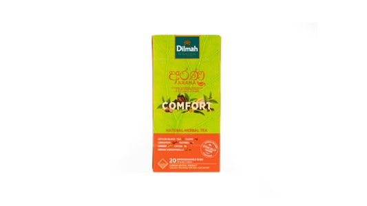 Tè nero alle erbe naturali Dilmah Arana Comfort (20 bustine di tè senza etichetta)