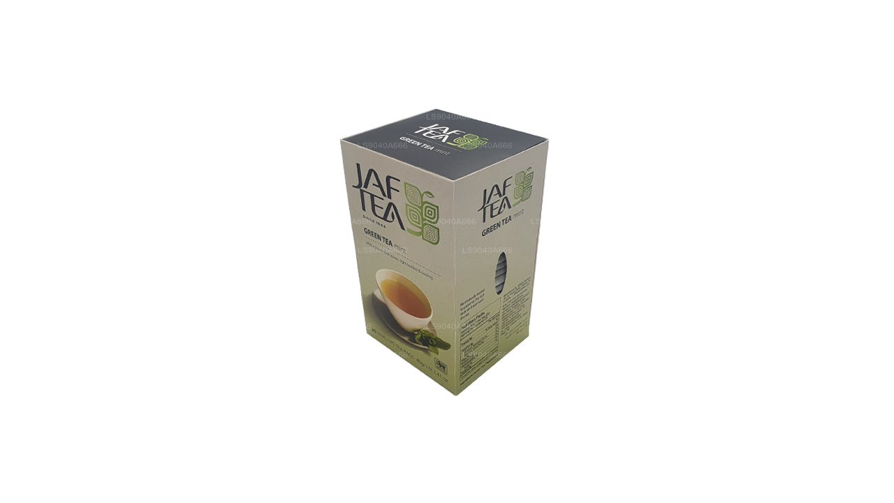 Jaf Tea Pure Green Collection, bustine di tè verde con busta di tè verde e menta (40 g)