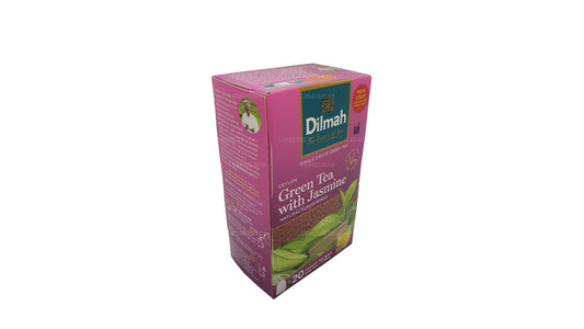 Tè verde Dilmah Ceylon con gelsomino (40 g) 20 bustine di tè