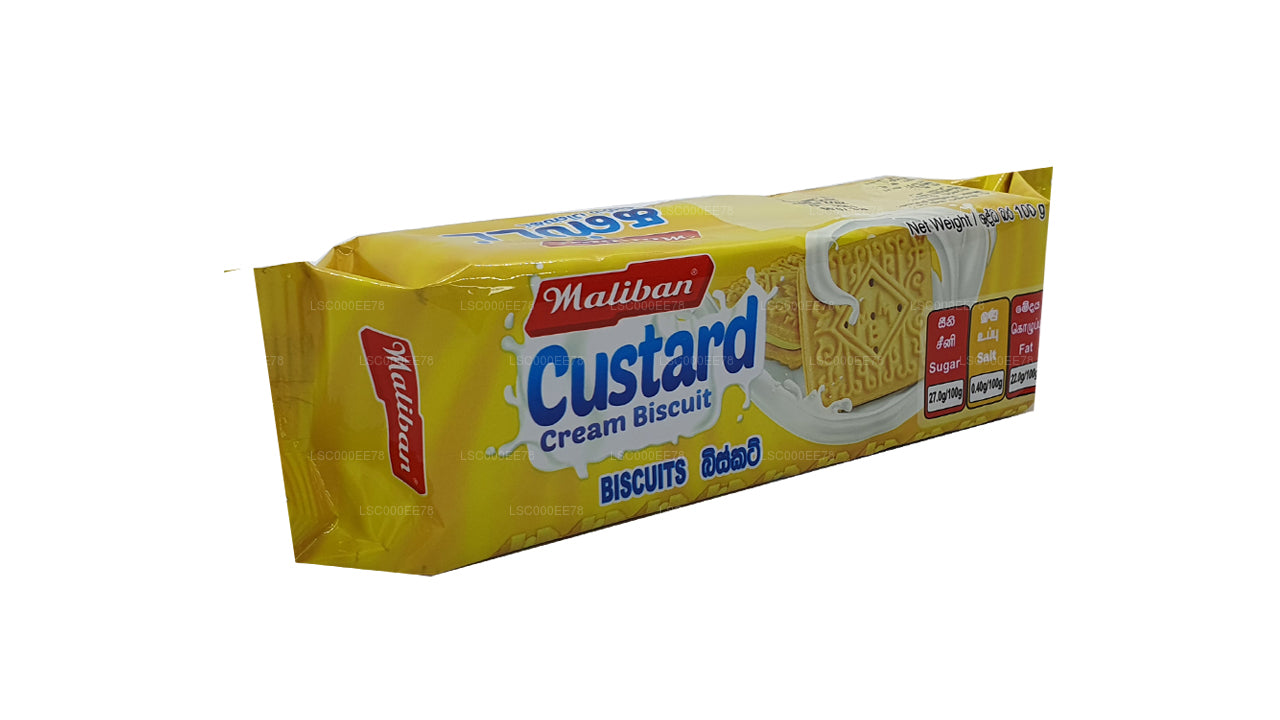 Biscotto per panini con crema pasticcera Maliban (100g)