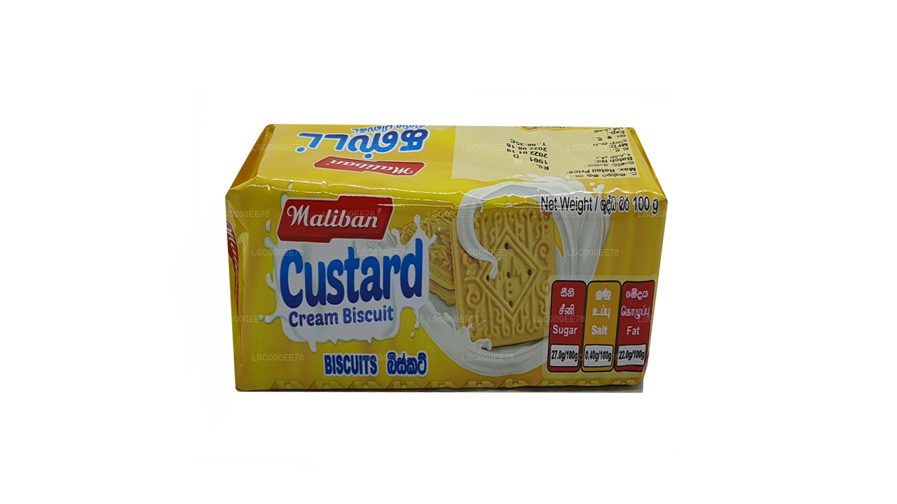 Biscotto per panini con crema pasticcera Maliban (100g)