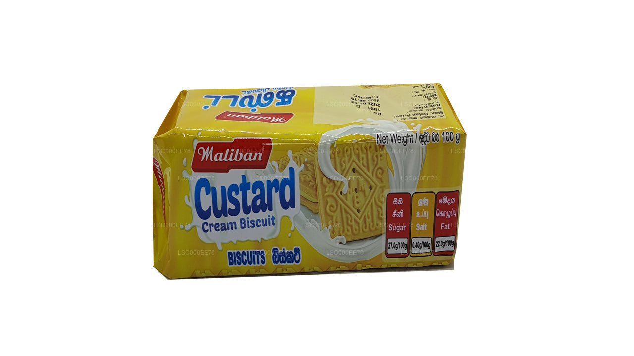 Biscotto per panini con crema pasticcera Maliban (100g)